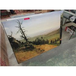 2 Prints on board - unframed