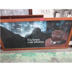 Chalkboard art - Malt whiskey theme