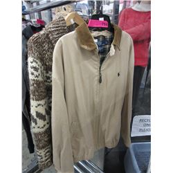 Vintage knitted sweater & Ralph Lauren jacket
