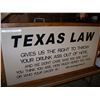 Image 1 : Texas Dance Hall Oak Framed Custom Sign on Sign Board, 50"x26.5", NO SHIPPING, PICK-UP ONLY