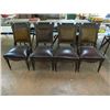 Image 1 : Four (4) Cowhide Back 19th Century Chairs, Victorian. All One Money, No Shipping, Pick-Up Only