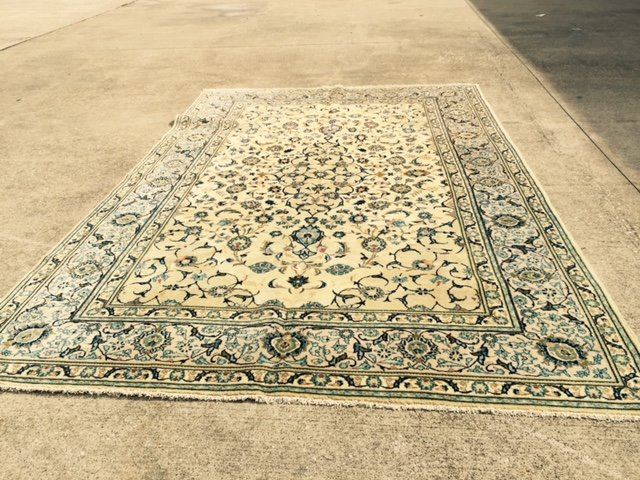 Hand Knotted 7 X 11 Old Kashan Persian Rug Retail Value 4200