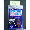 Image 1 : Six (6) packs of 1991 NFL PRO SET Series II Football Card, All One Money. 15 cards per pack