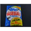 Image 1 : Six (6) Unopened Packs of 1986 Topps Baseball Cards, 15 Cards plus one stick of Bubble Gum