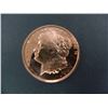 Image 1 : One Ounce .999 Fine Copper Bullion Round with Morgan Head