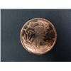 Image 1 : One Ounce .999 Fine Copper Bullion Round with Walking Liberty