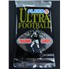 Image 1 : Six (6) Unopened Packs of 1991 Fleer Ultra Football Cards, 14 cards per pack