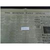 Image 1 : Memphis Daily Appeal newspaper from the year 1880, Guaranteed Old!