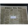 Image 1 : Bethlehem Daily Times (PA) from either 1868 or 1878, newspaper, Guaranteed Old!