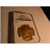 Image 1 : GOLD 1880-S $20 U.S. Double Eagle, Liberty Head, AGW = .9675 Ounce NGC = AU Improperly Cleaned