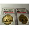 Image 1 : (2) Two Gold China 2013 500Y Panda, NGC MS69 First Releases, ONE ounce Fine Gold Each