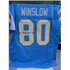 Image 1 : Kellen Winslow signed Chargers jersey, Authenticated by JSA