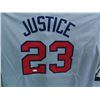 Image 1 : Dave Justice signed Braves jersey, Authenticated by JSA