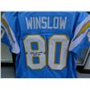 Image 1 : Kellen Winslow signed Chargers jersey, Authenticated by JSA