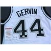 Image 1 : George Gervin "The Ice Man" Signed Spurs Highlight Stat Jersey. JSA Authenticated #W827144