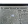 Image 1 : The Macon Telegraph & Messenger (Georgia) newspaper from the year 1878, Guaranteed Old!