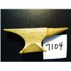 Image 1 : 1.5"H Brass "The Blacksmith's Anvil, Gretna Green, Over Which Marriages were and still are performed