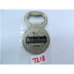 scarce Heineken Bottle Opener, Vintage, OLD, 1.75" x 2.88"