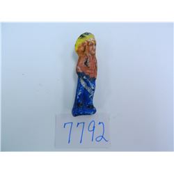 Old Porcelain painted Indian marked Japan, 2.25"H