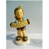 Image 1 : M I Hummel Figurine #185, Accordion Boy, Trademark 7, Final Issue, Book Price $225