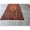 Image 1 : 4' x 10' 2" Old Kurdish Hand Tied Oriental Carpet, Retail Value $3800