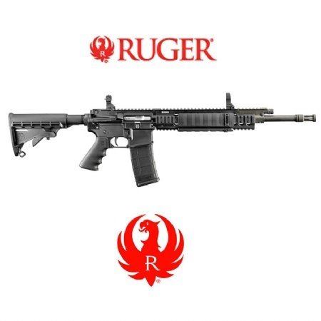 Ruger SR-556FB semi-auto rifle, AR-15, #5902, NEW IN BOX, 30 Shot, 7.92 ...