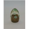 Image 1 : A CLEAR GLASS DUMPY PAPERWEIGHT, millefiore, aventurine, inclusions, height 10cm  30-40...