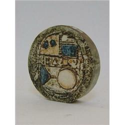 A TROIKA MOONFLASK VASE, script mark and signed 'H.I', height 12cm  30-40...