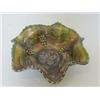 Image 1 : AN EMERALD CARNIVAL GLASS BOWL, Vintage Grape design, diameter 17cm  20-30...