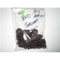 300.00 TOTAL CARATS/60 GRAMS RED GARNET 32 INCH NECKLACE *MINED IN ARIZONA*!! NECKLACE CAME OUT OF S