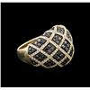 Image 1 : 1.74ctw Black Diamond Ring - 14KT Yellow Gold