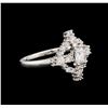0.90ctw Diamond Ring - 18KT White Gold