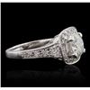 Image 1 : 14KT White Gold 2.01ctw Diamond Ring