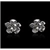 Image 1 : 14KT White Gold 1.59ctw Diamond Earrings