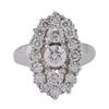 Image 2 : 14KT White Gold 2.30ctw Diamond Ring