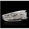 Image 2 : 14KT White Gold 2.21ctw Diamond Ring