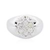 Image 2 : 14KT White Gold 0.69ctw Diamond Ring