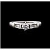 0.63ctw Diamond Ring - Platinum