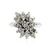 14KT White Gold 0.95ctw Diamond Ring