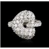 Image 2 : 14KT White Gold 1.74ctw Diamond Ring