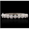 14KT White Gold 4.89ctw Diamond Bracelet