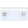 Image 4 : 0.41ctw Diamond Earrings - 14KT White Gold