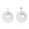 14KT White Gold 2.81ctw Diamond Earrings