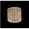 Image 2 : 5.24ctw Fancy Yellow Diamond Ring - 14KT Rose Gold