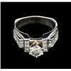Image 2 : 1.65ctw Diamond Ring - 18KT White Gold