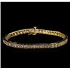 6.10ctw Diamond Bracelet - 14KT Yellow Gold