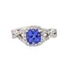 14KT White Gold 1.62ct Tanzanite and Diamond Ring