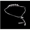 Image 2 : 0.90ctw Diamond Bracelet - 14KT White Gold