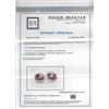 Image 3 : 7.44ctw Pink Tourmaline and Diamond Stud Earrings - 14KT White Gold