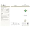 Image 5 : 14KT Yellow Gold GIA Certified 6.19ct Emerald and Diamond Ring